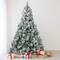 7.5ft. Unlit Flocked Somerset Spruce Artificial Christmas Tree